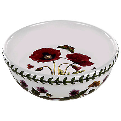 Portmeirion Botanic Garden Poppy Salad Bowl, Dia.14cm, Seconds